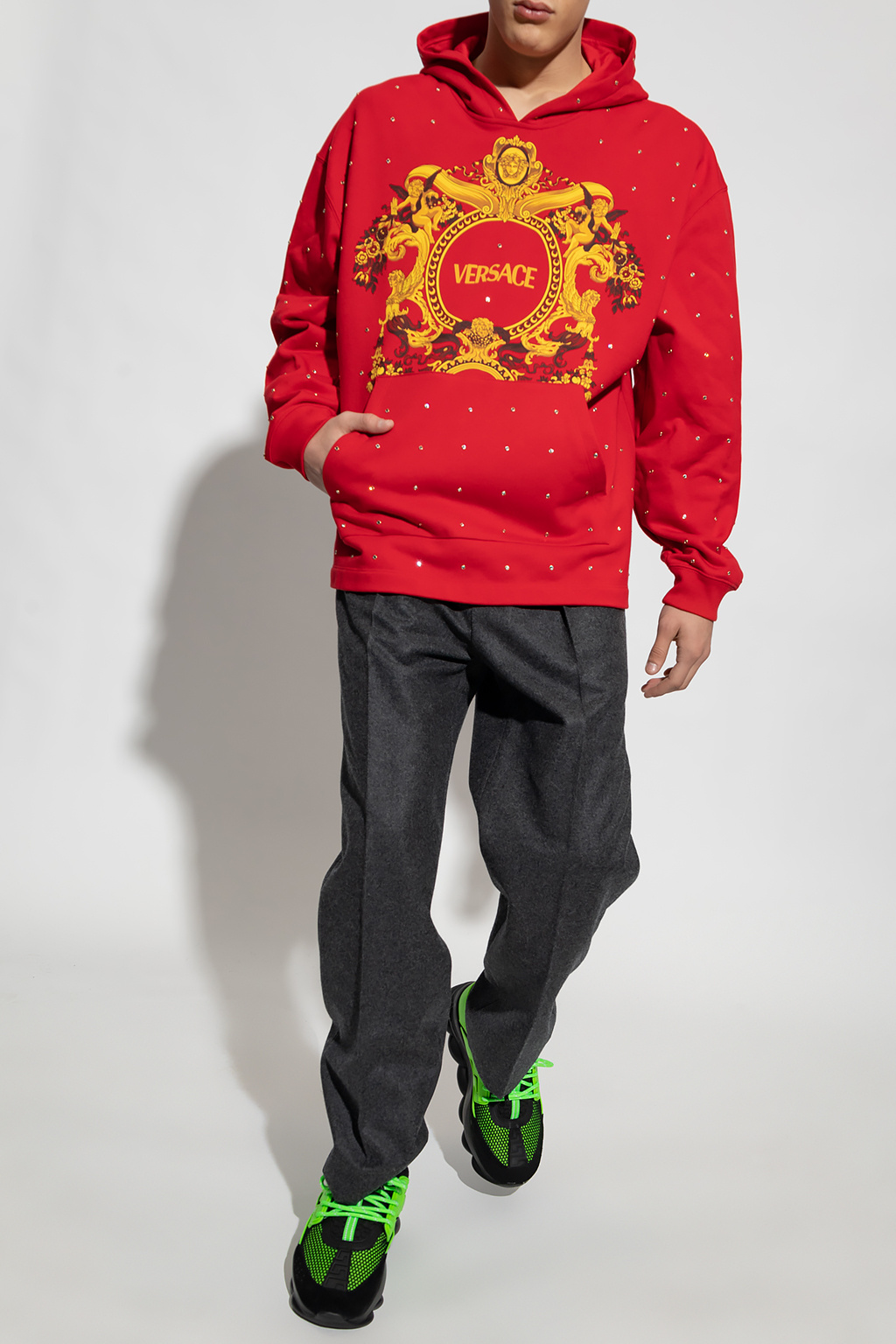 Versace sale hoodie red